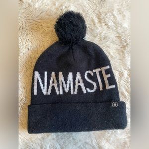 Spiritual Gangster Namaste Beanie Black